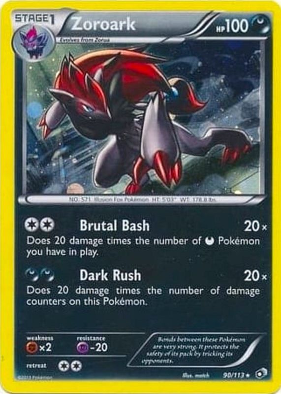 Zoroark - 90/113 (Cosmos Holo) - 090/113 - Promo