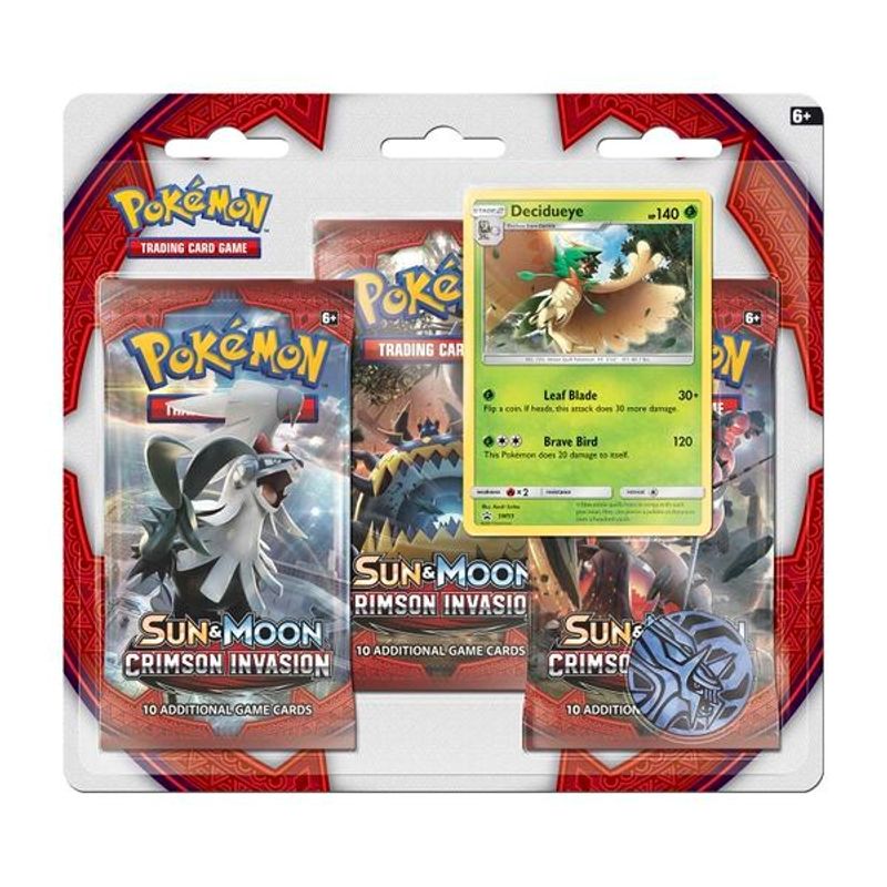 Crimson Invasion 3 Pack Blister [Decidueye]