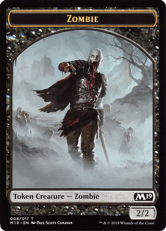 Zombie // Goblin Double-sided Token (Game Night) - 8 // 11 - Token