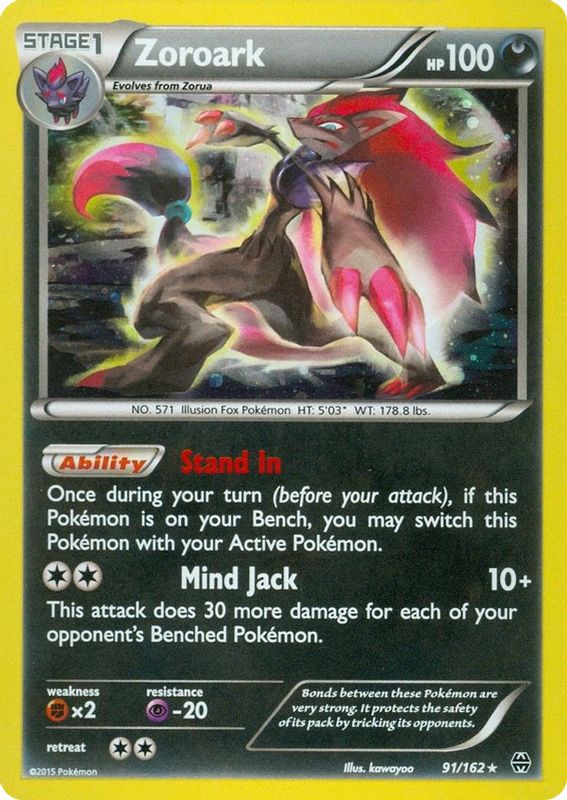 Zoroark - 91/162 (Cosmos Holo) - 091/162 - Promo