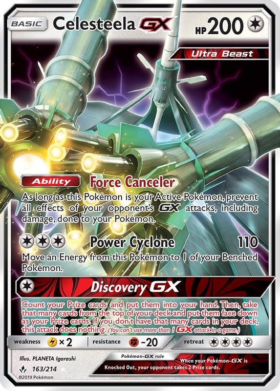 Celesteela GX - 163/214 - Ultra Rare