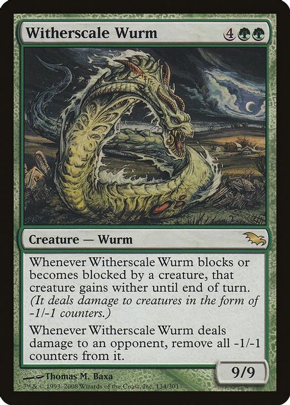 Witherscale Wurm - Rare