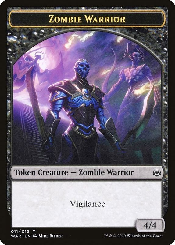 Zombie Warrior Token - 11 - Token