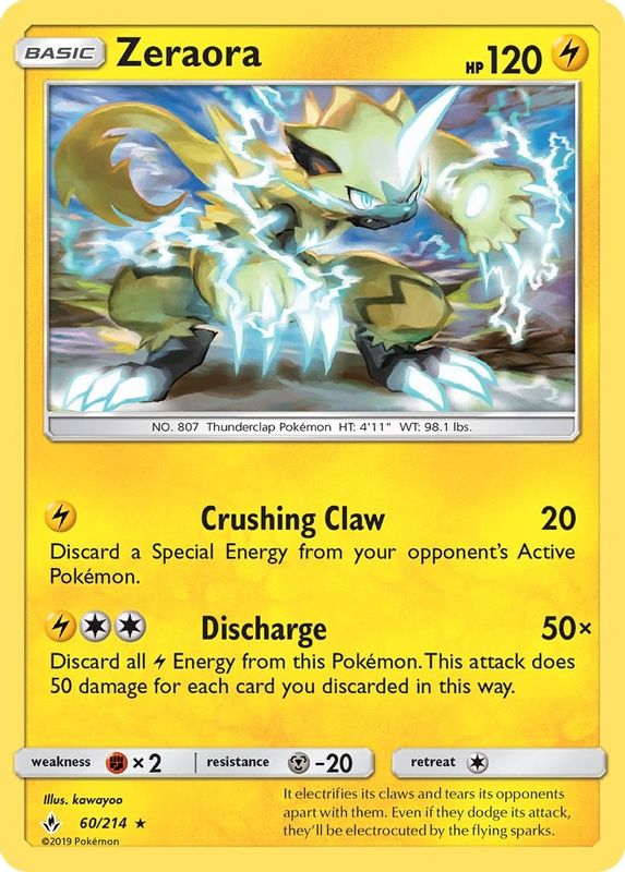 Zeraora - 60/214 - Rare