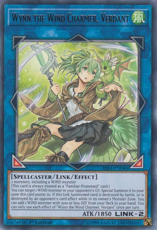 Wynn the Wind Charmer, Verdant - RIRA-EN046 - Rare