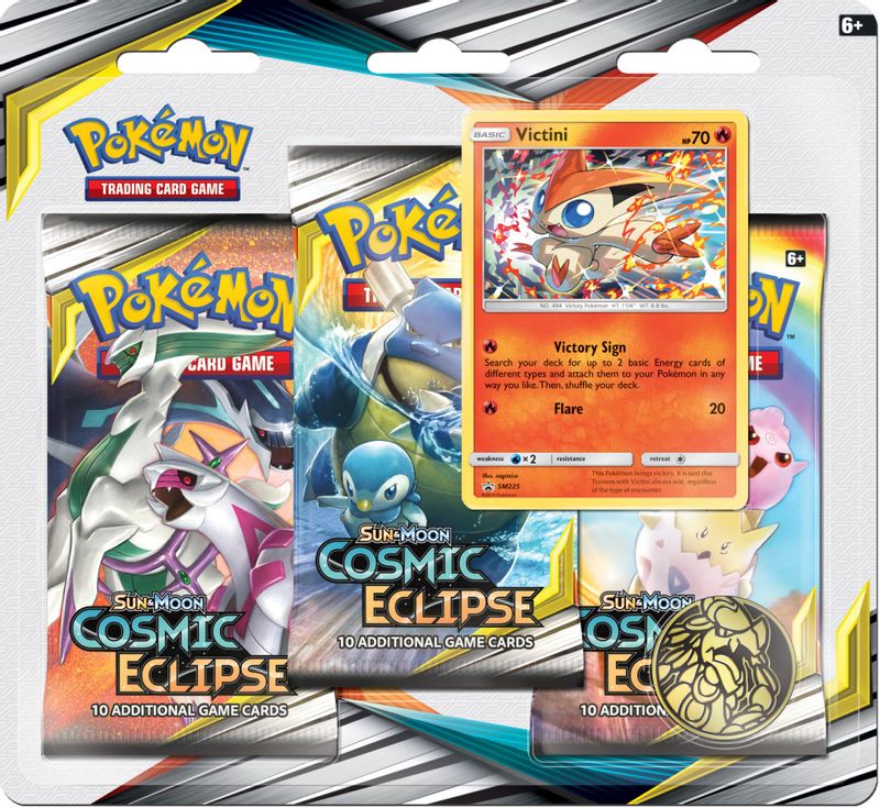 Cosmic Eclipse 3 Pack Blister [Victini]