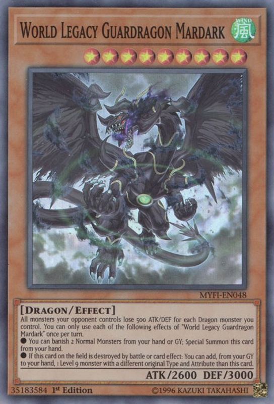 World Legacy Guardragon Mardark - MYFI-EN048 - Super Rare