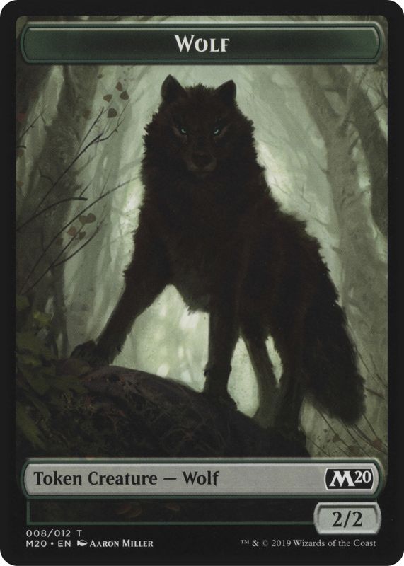 Zombie // Wolf Double-Sided Token - 6 // 8 - Token