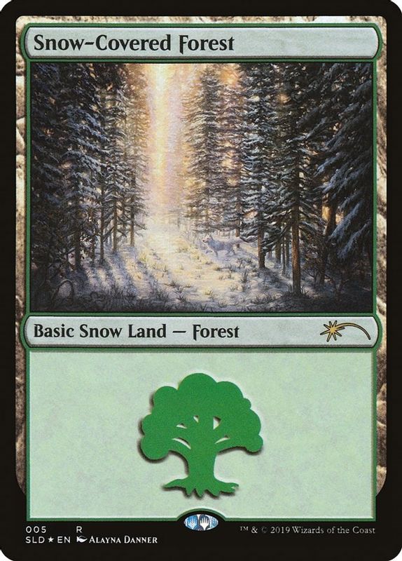 Snow-Covered Forest (5) - 5 - Rare