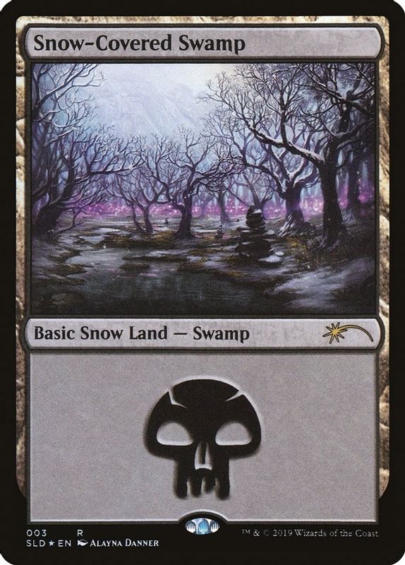 Snow-Covered Swamp (3) - 3 - Rare