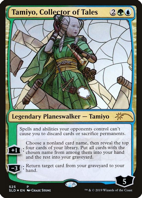 Tamiyo, Collector of Tales (Stained Glass) - 525 - Promo