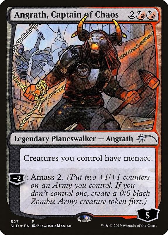 Angrath, Captain of Chaos (Stained Glass) - 527 - Promo