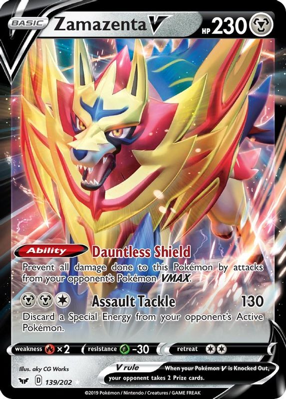 Zamazenta V - 139/202 - Ultra Rare