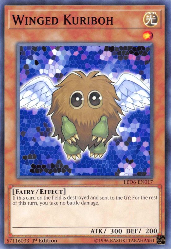 Winged Kuriboh - LED6-EN017 - Common