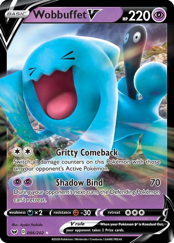 Wobbuffet V - 086/202 - Ultra Rare