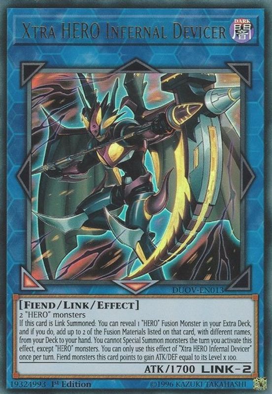 Xtra HERO Infernal Devicer - DUOV-EN013 - Ultra Rare