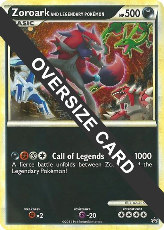 Zoroark and Legendary Pokemon (World of Illusions Promo) - Promo