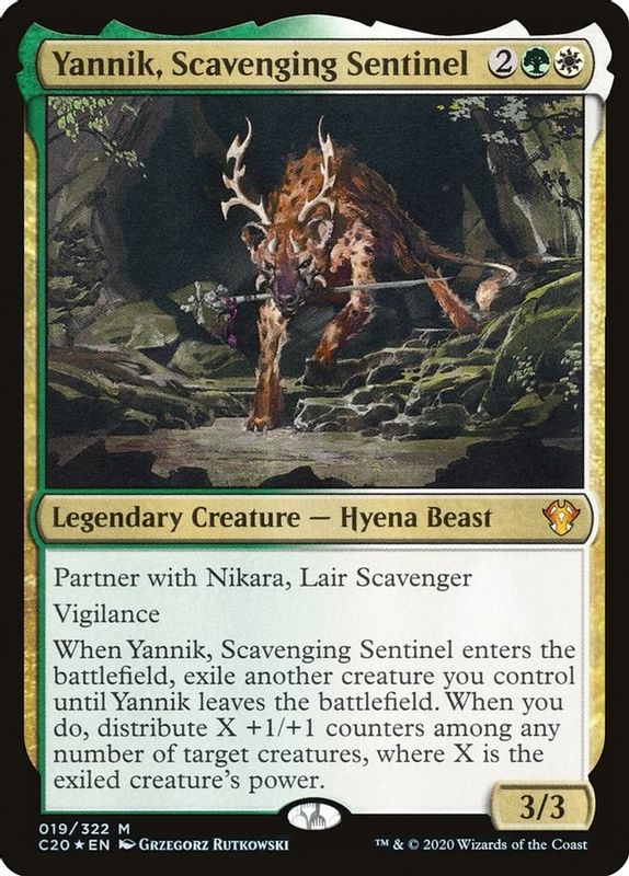 Yannik, Scavenging Sentinel - 19 - Mythic