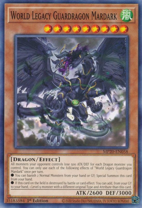 World Legacy Guardragon Mardark - MP20-EN058 - Common