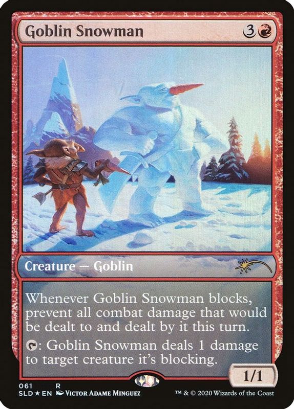 Goblin Snowman - 61 - Rare