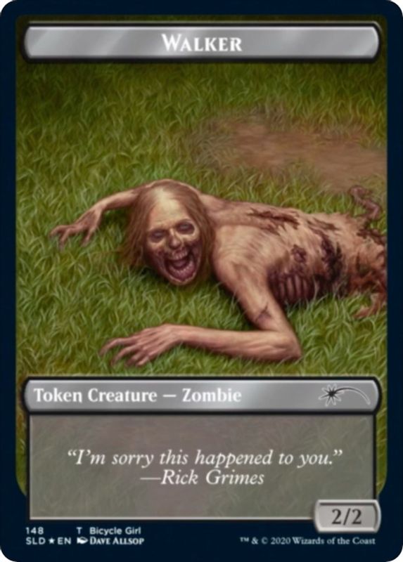 Walker (Bicycle Girl // Well Walker) Double-sided Token - 148 - Token