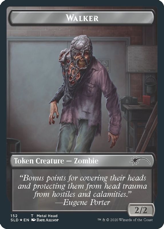 Walker (Metal Head // Treasure) Double-sided Token - 152 - Token