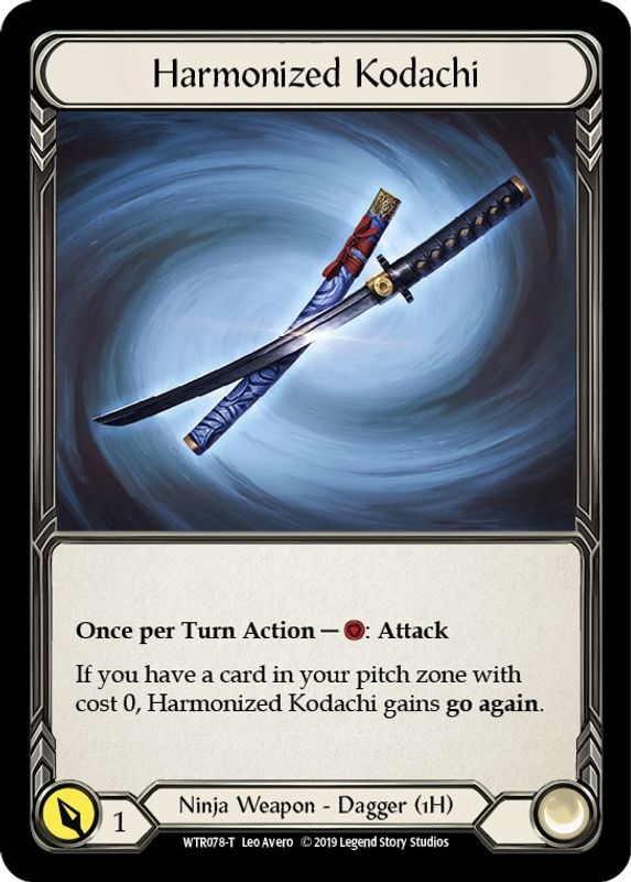 Harmonized Kodachi // Quicken - WTR078 // WTR225 - Token