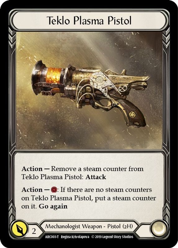 Teklo Plasma Pistol // Viserai, Rune Blood - ARC003 // ARC075 - Token