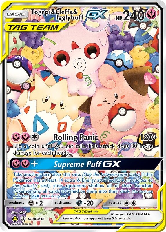 Togepi & Cleffa & Igglybuff GX - 143a/236 - 143a/236 - Promo