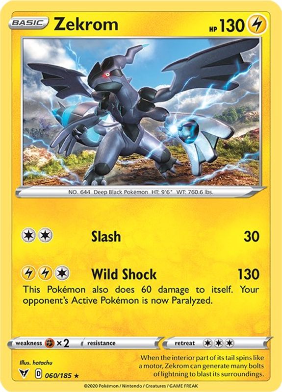 Zekrom - 060/185 - Holo Rare