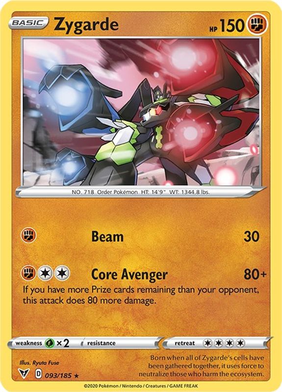 Zygarde - 093/185 - Holo Rare