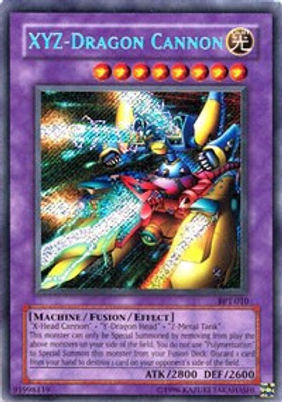 XYZ-Dragon Cannon - BPT-010 - Secret Rare