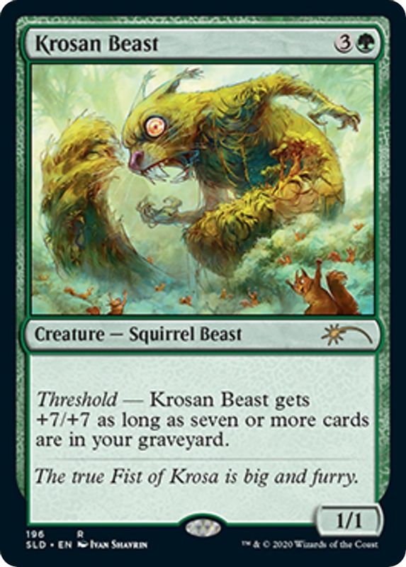 Krosan Beast - 196 - Rare