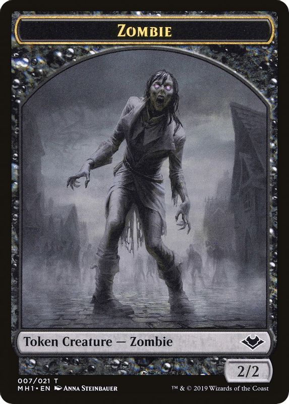 Zombie // Golem Double-Sided Token - Token