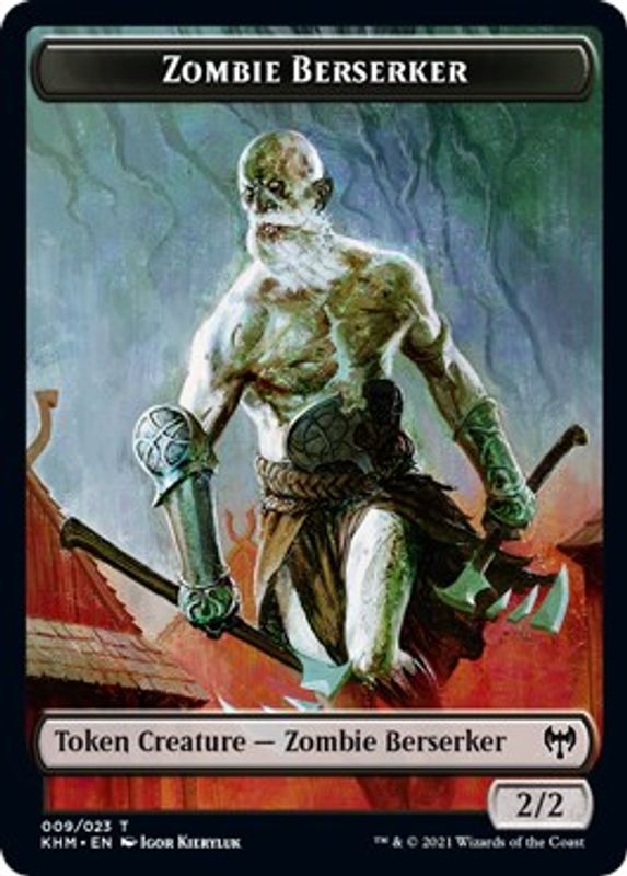 Zombie Berserker Token - 9 - Token