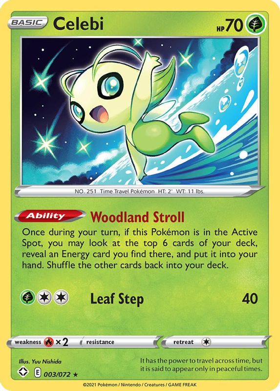 Celebi - 003/072 - Rare