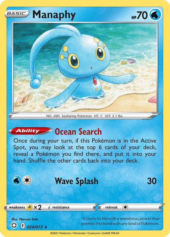 Manaphy - 024/072 - Rare