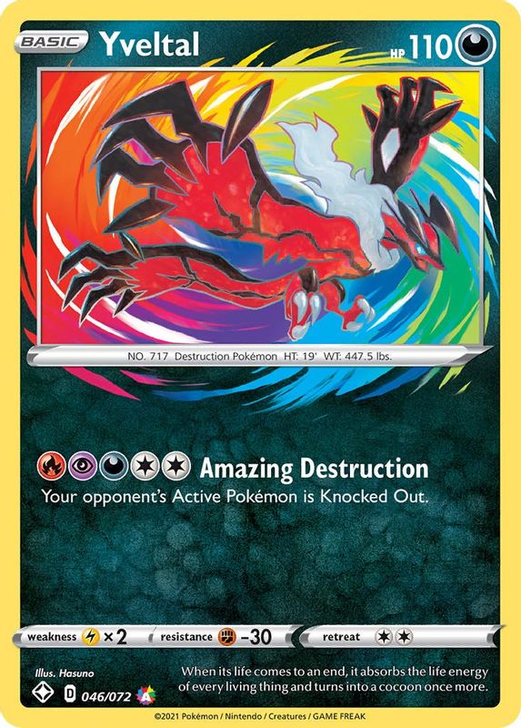 Yveltal - 046/072 - Amazing Rare