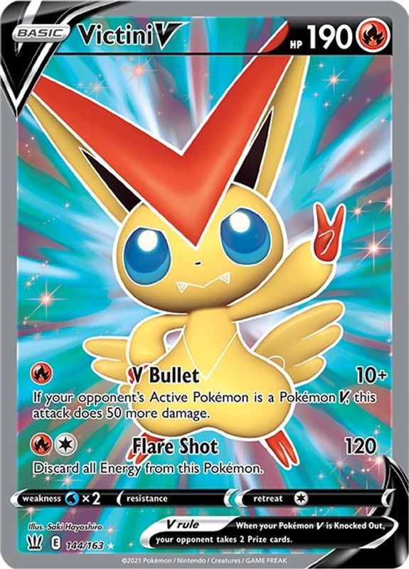 Victini V (Full Art) - 144/163 - Ultra Rare