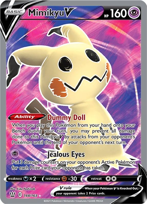 Mimikyu V (Full Art) - 148/163 - Ultra Rare