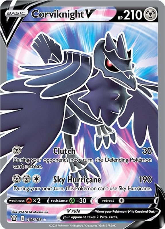 Corviknight V (Full Art) - 156/163 - Ultra Rare