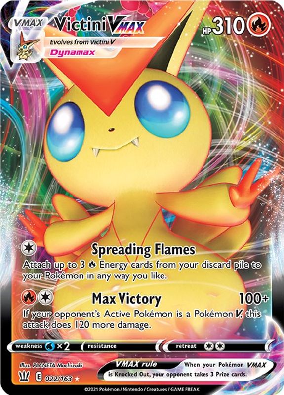 Victini VMAX - 022/163 - Ultra Rare