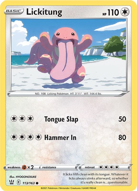 Lickitung - 113/163 - Common