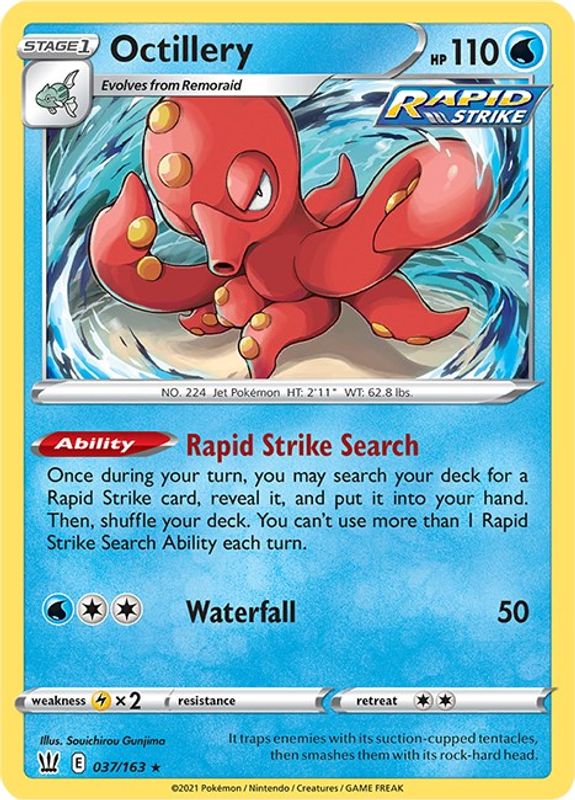 Octillery - 037/163 - Holo Rare