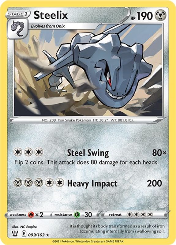 Steelix - 099/163 - Holo Rare