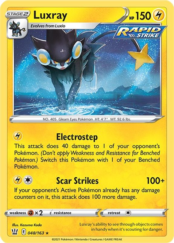 Luxray - 048/163 - Holo Rare