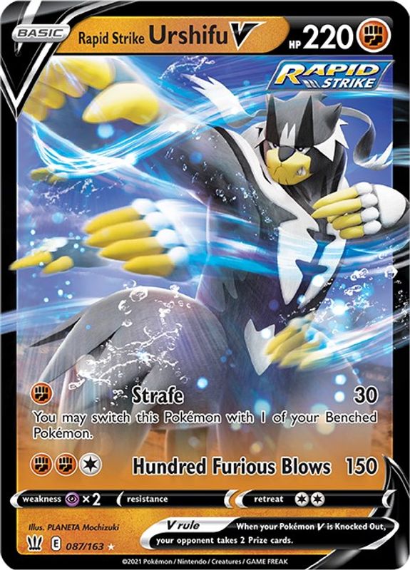 Rapid Strike Urshifu V - 087/163 - Ultra Rare