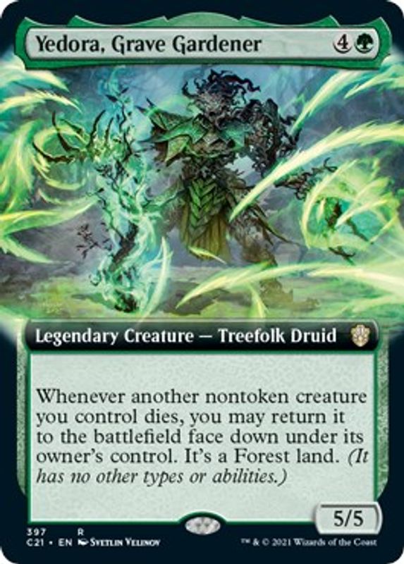 Yedora, Grave Gardener (Extended Art) - 397 - Rare