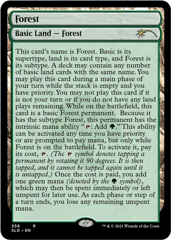 Forest (258) (Full-Text Lands) - 258 - Promo