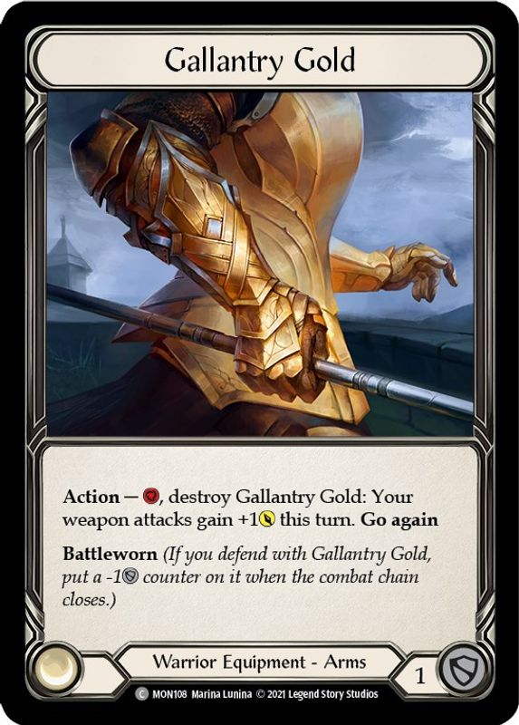 Gallantry Gold - MON108 - Common